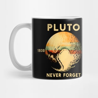 Vintage Retro Planet Pluto 1930-2006 T-Shirt - Nostalgic Space Tee Mug